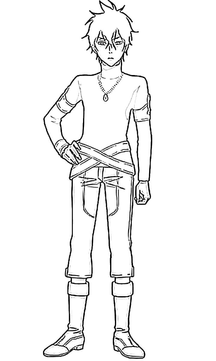 Раскраска: Чёрный клевер (Аниме и манга) #208001 - Бесплатные раскраски для печати