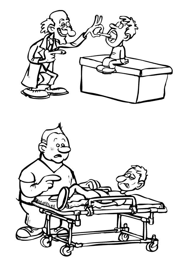 Раскраска: Медсестра (Карьера и Профессии) #170432 - Бесплатные раскраски для печати