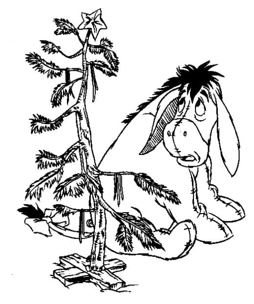 Раскраска: Eeyore (Персонажи Мультфильмов) #184976 - Бесплатные раскраски для печати