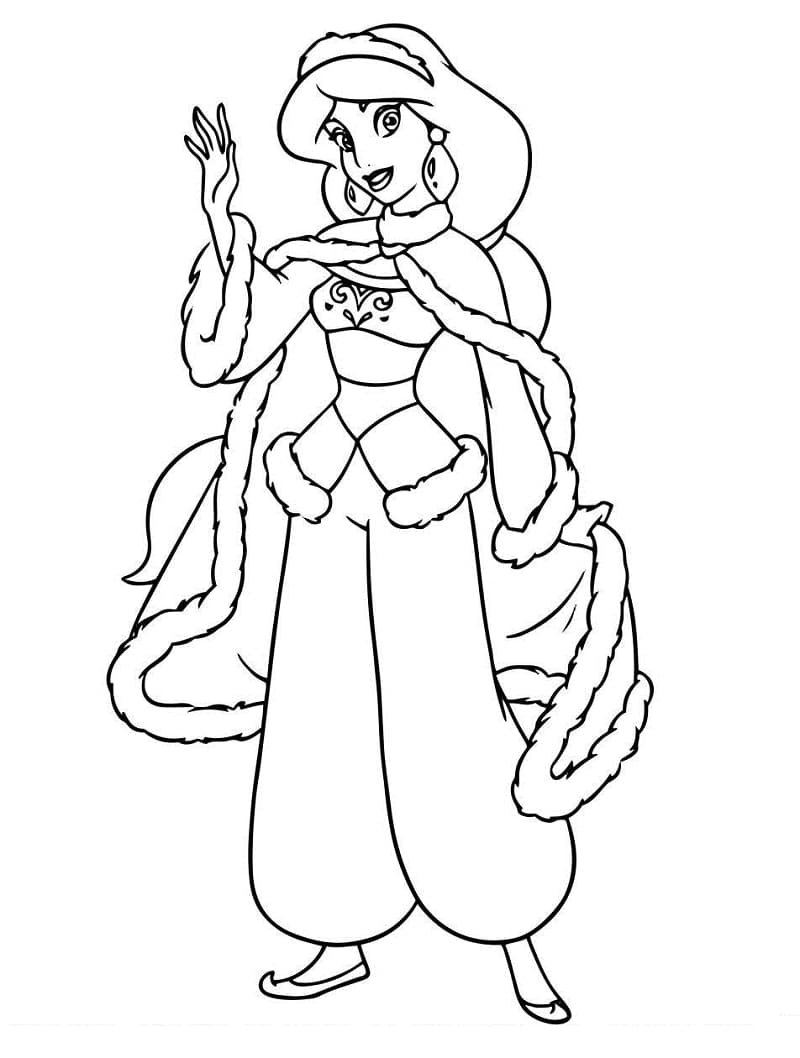 Раскраска: Jasmine (Персонажи Мультфильмов) #178617 - Бесплатные раскраски для печати