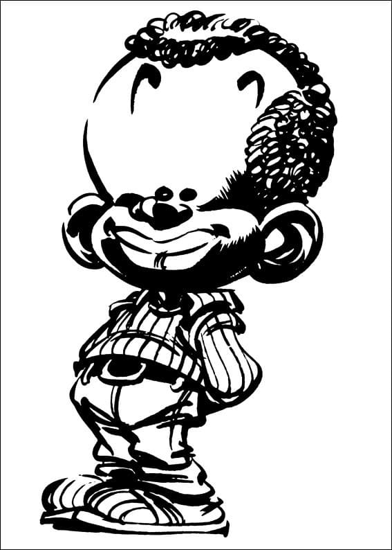 Раскраска: Little Spirou (Персонажи Мультфильмов) #182479 - Бесплатные раскраски для печати