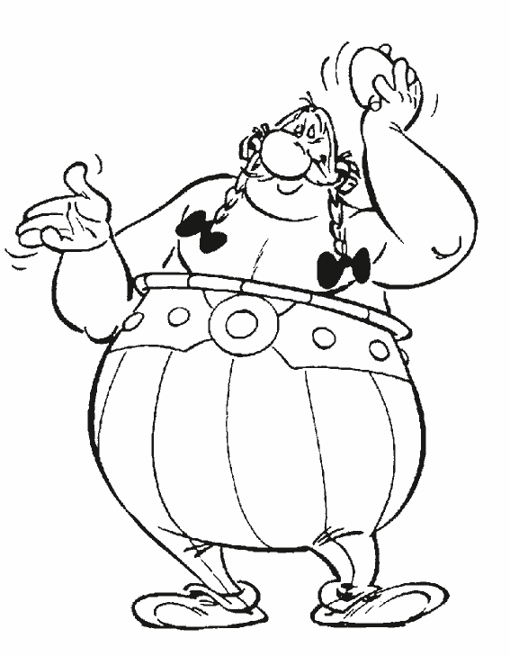 Раскраска: Asterix и Obelix (Мультфильмы и Анимационные Шоу) #24438 - Бесплатные раскраски для печати