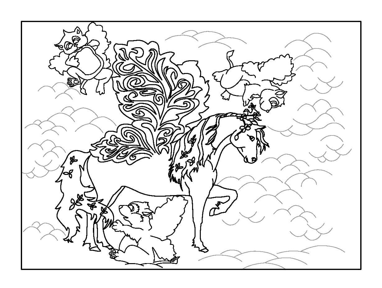 Раскраска: Bella Sara (Мультфильмы и Анимационные Шоу) #209670 - Бесплатные раскраски для печати