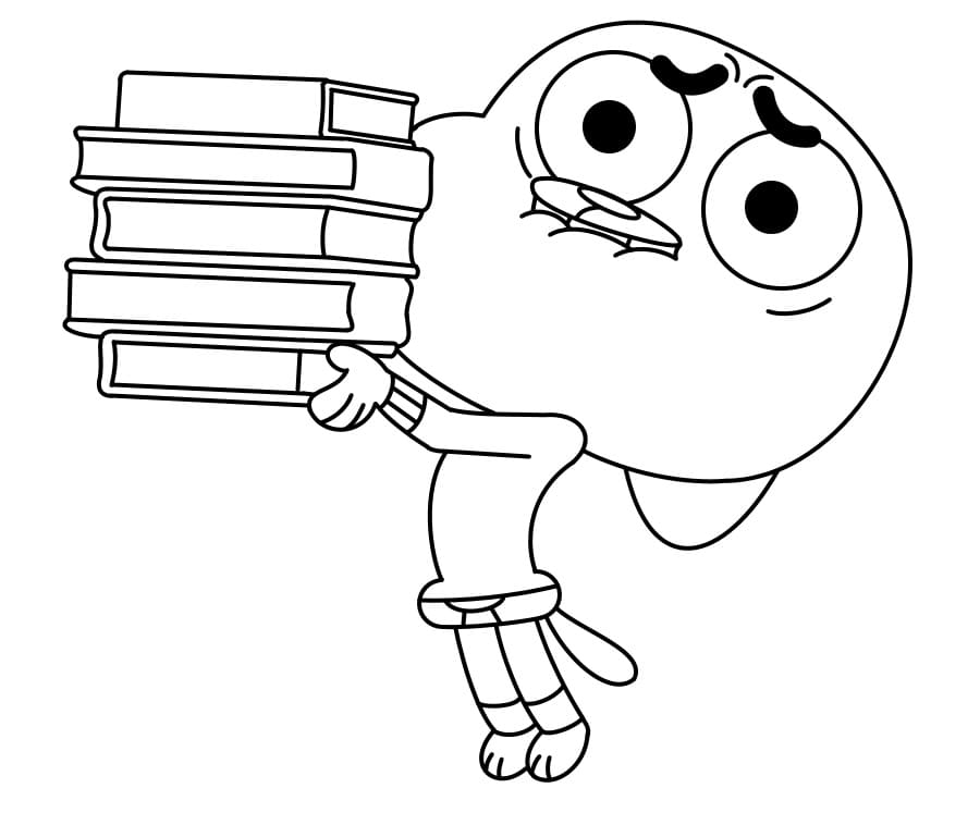 Раскраска: Gumball (Мультфильмы и Анимационные Шоу) #188510 - Бесплатные раскраски для печати