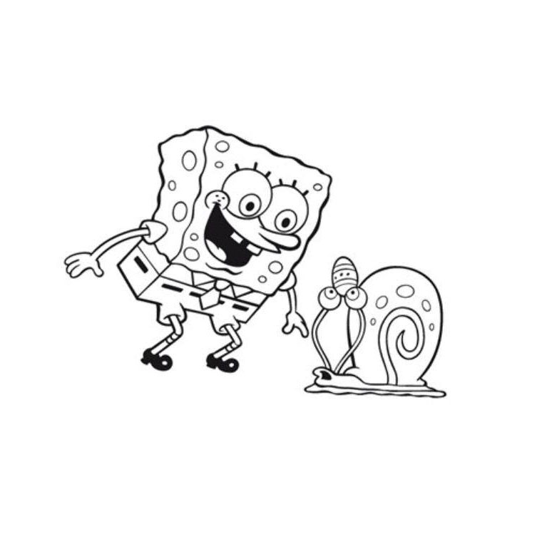 Раскраска: SquareBob SquarePants (Мультфильмы и Анимационные Шоу) #33377 - Бесплатные раскраски для печати