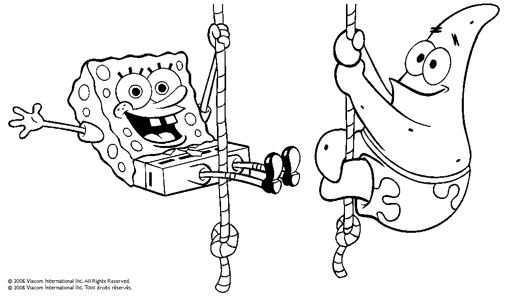 Раскраска: SquareBob SquarePants (Мультфильмы и Анимационные Шоу) #33453 - Бесплатные раскраски для печати