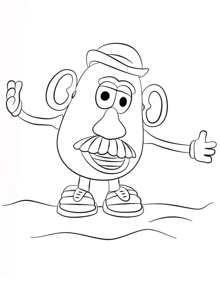 Раскраска: Toy Story: Mister Potato Head (Мультфильмы и Анимационные Шоу) #205240 - Бесплатные раскраски для печати