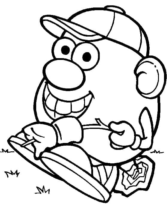 Раскраска: Toy Story: Mister Potato Head (Мультфильмы и Анимационные Шоу) #205247 - Бесплатные раскраски для печати