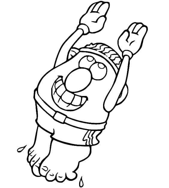 Раскраска: Toy Story: Mister Potato Head (Мультфильмы и Анимационные Шоу) #205249 - Бесплатные раскраски для печати