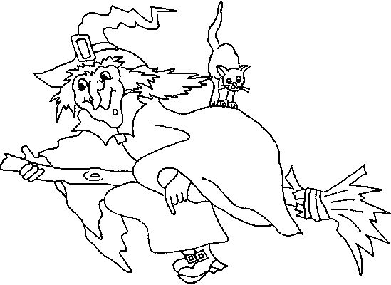 Раскраска: Ведьма (Персонажи) #108353 - Бесплатные раскраски для печати