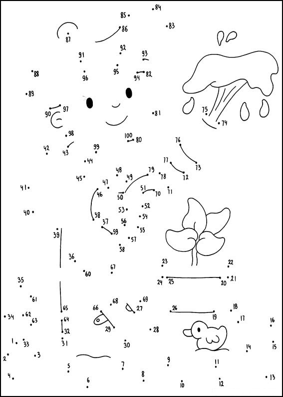 Раскраска: Раскраска по точкам (Раскраска по Номерам) #125868 - Бесплатные раскраски для печати