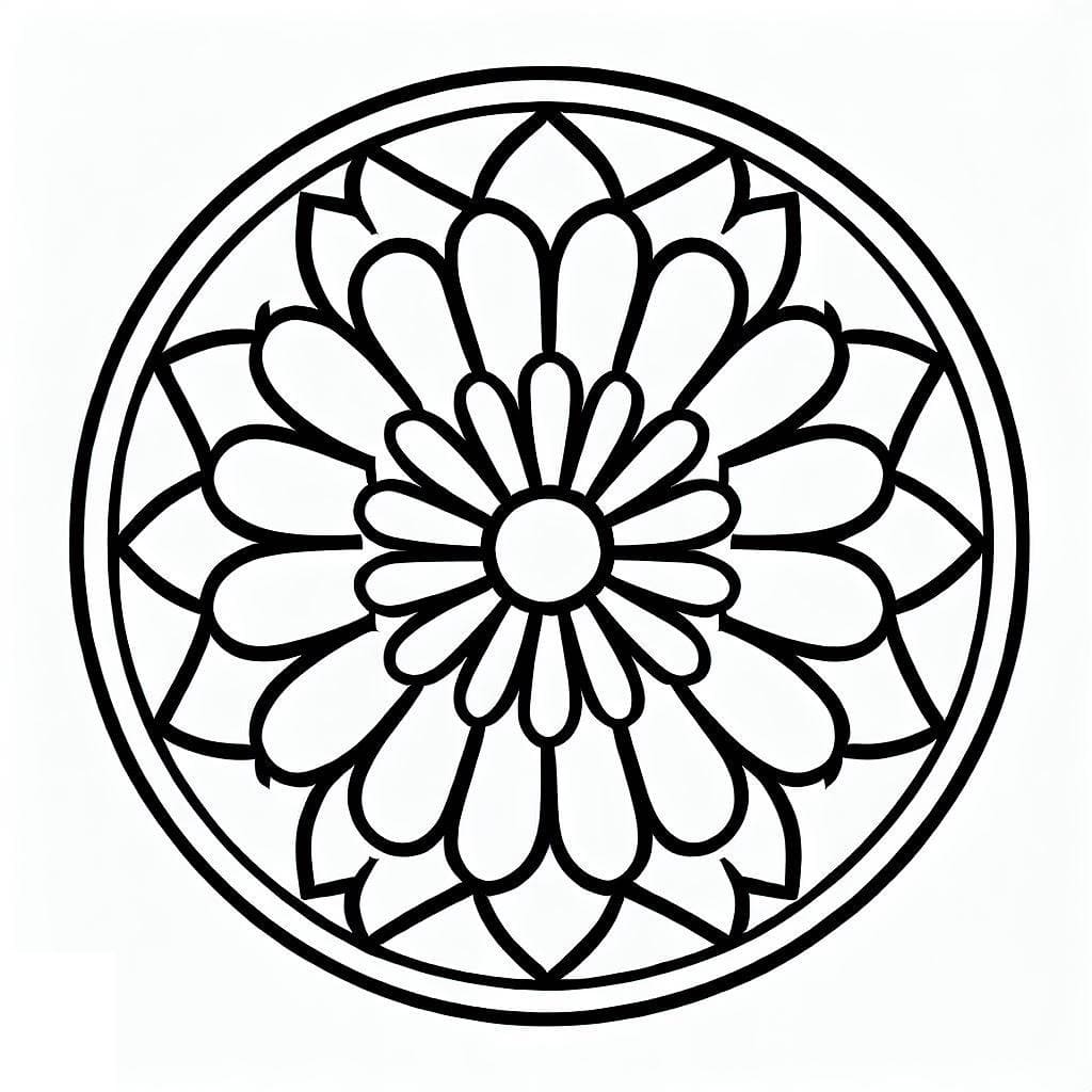 Раскраска: Роза ветров (Мандалы) #193005 - Бесплатные раскраски для печати
