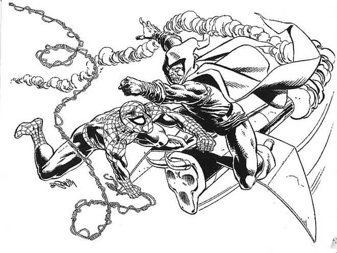 Раскраска: Зелёный гоблин (Супергерои и Суперзлодеи) #214066 - Бесплатные раскраски для печати