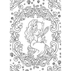 Раскраска: Взрослый Дисней (Раскраски для Взрослых) #200091 - Бесплатные раскраски для печати