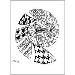 Раскраска: Зентангл (Раскраски для Взрослых) #174350 - Бесплатные раскраски для печати