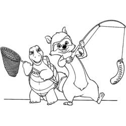 Раскраска: Енот (Животные) #20097 - Бесплатные раскраски для печати