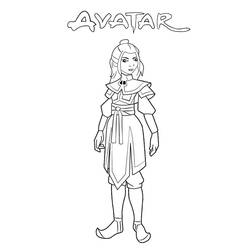 Раскраска: Авата́р: Леге́нда об Аа́нге (Анимационные Фильмы) #208177 - Бесплатные раскраски для печати