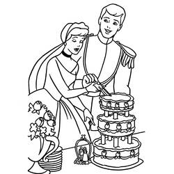 Раскраска: Золушка (Анимационные Фильмы) #129630 - Бесплатные раскраски для печати