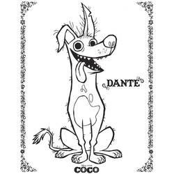 Раскраска: Coco Disney (Анимационные Фильмы) #185279 - Бесплатные раскраски для печати