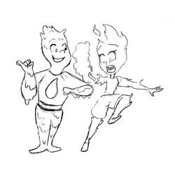 Раскраска: Elementary (Анимационные Фильмы) #203866 - Бесплатные раскраски для печати