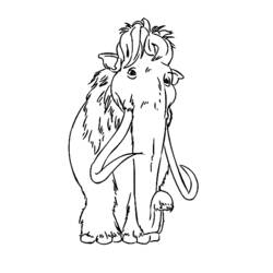 Раскраска: Ice Age (Анимационные Фильмы) #71565 - Бесплатные раскраски для печати