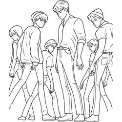 Раскраска: Охотники на демонов K-поп (Анимационные Фильмы) #221156 - Бесплатные раскраски для печати