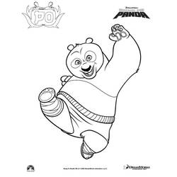 Раскраска: Kung Fu Panda (Анимационные Фильмы) #73338 - Бесплатные раскраски для печати