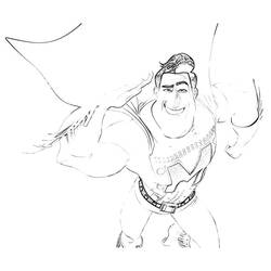 Раскраска: Megamind (Анимационные Фильмы) #46519 - Бесплатные раскраски для печати