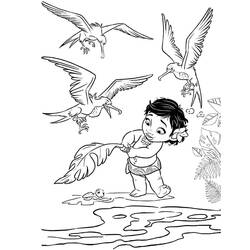 Раскраска: Moana (Анимационные Фильмы) #181335 - Бесплатные раскраски для печати