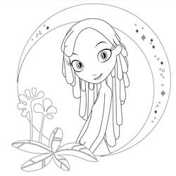 Раскраски: Мун: Страж Луны - Бесплатные раскраски для печати