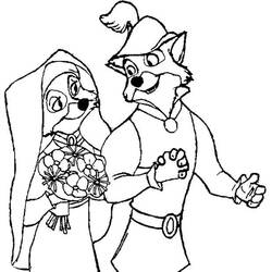 Раскраски: Robin Hood - Бесплатные раскраски для печати