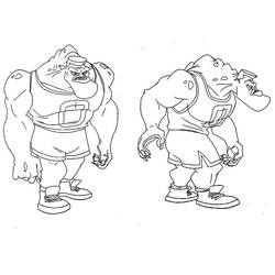 Раскраска: Space Jam (Анимационные Фильмы) #198210 - Бесплатные раскраски для печати