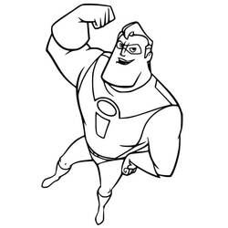 Раскраска: The Incredibles (Анимационные Фильмы) #179698 - Бесплатные раскраски для печати