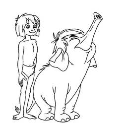 Раскраски: The Jungle Book - Бесплатные раскраски для печати