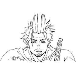 Раскраска: Чёрный клевер (Аниме и манга) #208036 - Бесплатные раскраски для печати