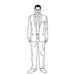 Раскраска: Тетрадь смерти (Аниме и манга) #183167 - Бесплатные раскраски для печати