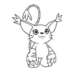 Раскраска: Дигимон (Аниме и манга) #51499 - Бесплатные раскраски для печати