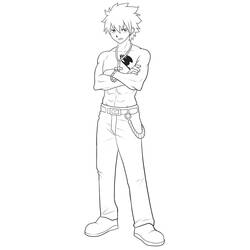 Раскраска: Хвост Феи (Аниме и манга) #176052 - Бесплатные раскраски для печати