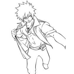 Раскраска: Хвост Феи (Аниме и манга) #176053 - Бесплатные раскраски для печати