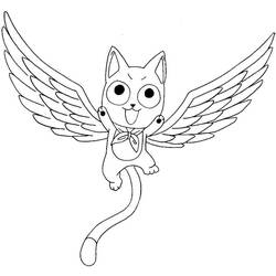 Раскраска: Хвост Феи (Аниме и манга) #176056 - Бесплатные раскраски для печати