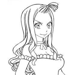 Раскраска: Хвост Феи (Аниме и манга) #176069 - Бесплатные раскраски для печати