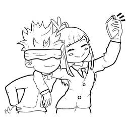 Раскраска: Магическая битва (Аниме и манга) #183221 - Бесплатные раскраски для печати