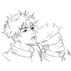 Раскраска: Магическая битва (Аниме и манга) #183229 - Бесплатные раскраски для печати