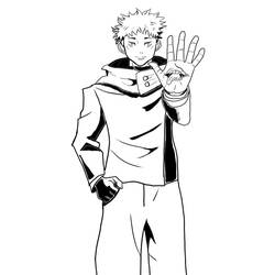 Раскраска: Магическая битва (Аниме и манга) #183245 - Бесплатные раскраски для печати