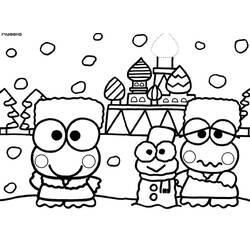 Раскраска: Кероппи (Аниме и манга) #213334 - Бесплатные раскраски для печати