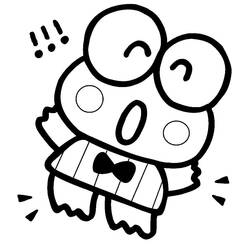 Раскраска: Кероппи (Аниме и манга) #213344 - Бесплатные раскраски для печати