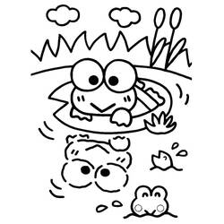 Раскраска: Кероппи (Аниме и манга) #213351 - Бесплатные раскраски для печати