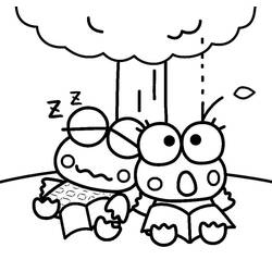 Раскраска: Кероппи (Аниме и манга) #213355 - Бесплатные раскраски для печати