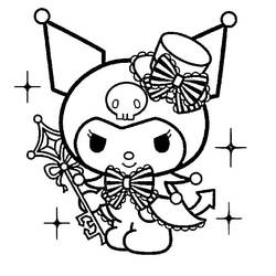 Раскраски: Куроми - Бесплатные раскраски для печати