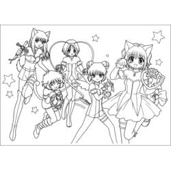 Раскраски: Мяу Мяу Пауэр - Бесплатные раскраски для печати